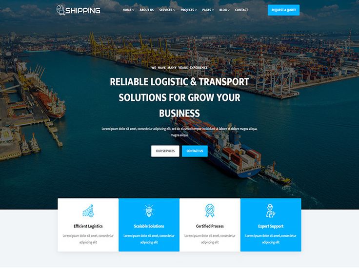Northline Logistics website design